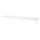 BERGSHULT / TOMTHULT - BERGSHULT / TOMTHULT Shelf with bracket, white, 120x30 cm