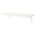 BERGSHULT / TOMTHULT - BERGSHULT / TOMTHULT Shelf with bracket, white, 80x30 cm