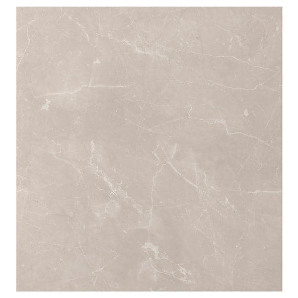 BERGSVIKEN - Door, marble-effect beige, , 60x64 cm