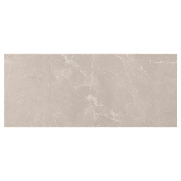 BERGSVIKEN - Drawer front, marble-effect beige, , 60x26 cm - best price from Maltashopper.com 30490945