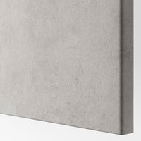 BESTÅ - Storage combination w doors/drawers, white Kallviken/Stubbarp/light grey concrete effect, 120x42x74 cm - best price from Maltashopper.com 89440227