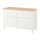 BESTÅ - Storage combination w doors/drawers, white/Lappviken/Stubbarp white, 120x42x76 cm