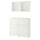 BESTÅ storage combination w doors/drawers, white Smeviken/Ostvik/Kabbarp white clear glass, 120x42x213 cm