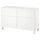 BESTÅ storage combination w doors/drawers, white/Timmerviken/Stubbarp white, 51x74x32 cm