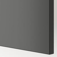 BESTÅ - Storage combination w doors/drawers, dark grey/Lappviken/Stubbarp dark grey, 120x42x74 cm - best price from Maltashopper.com 49556173