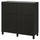 BESTÅ storage combination w doors/drawers, black-brown/Lappviken/Stubbarp black-brown, 120x42x112 cm
