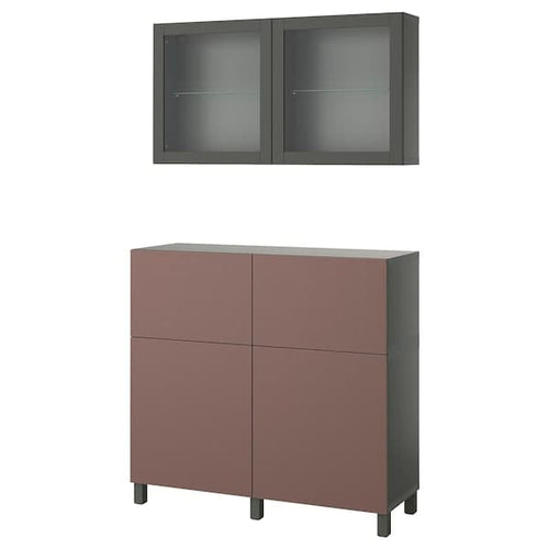 BESTÅ - Combination + doors/drawers, , 120x42x213 cm
