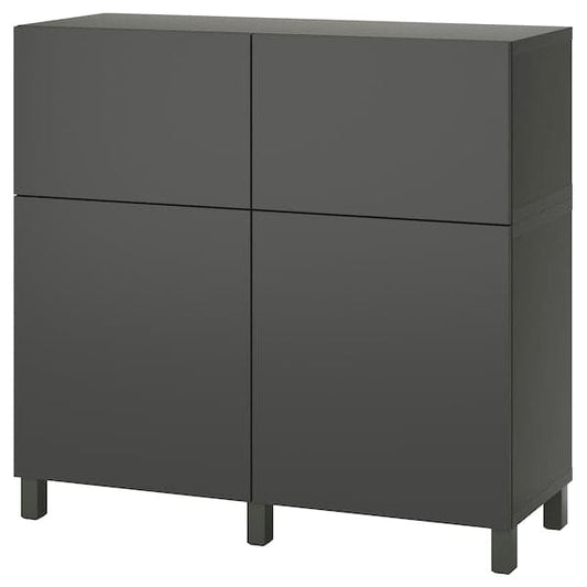 BESTÅ - Storage combination w doors/drawers, 120x42x112 cm - best price from Maltashopper.com 09508155