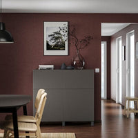 BESTÅ - Storage combination w doors/drawers, 120x42x112 cm - best price from Maltashopper.com 09508155