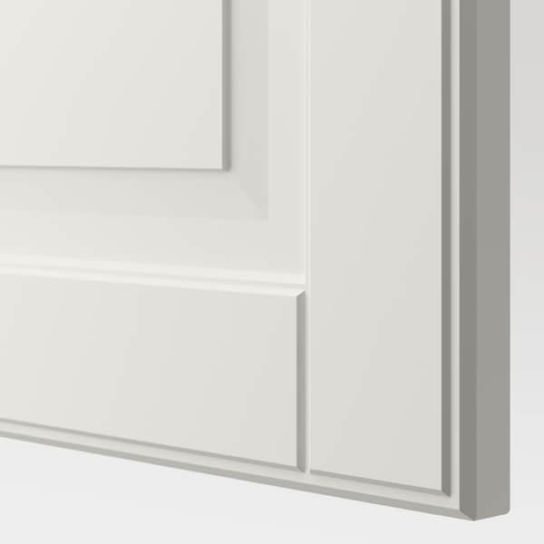 Ikea BESTÅ - Storage combination w glass doors, white Smeviken/Ostvik white clear glass, 120x42x202 cm