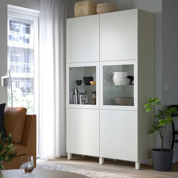 Ikea BESTÅ - Combination with glass doors , 120x42x202 cm