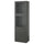 BESTÅ - BESTÅ Storage combination w glass doors, dark grey Lappviken/Fällsvik anthracite, 60x42x193 cm