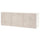 BESTÅ wall-mounted cabinet combination, white Bergsviken/beige marble effect, 180x42x64 cm