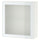 BESTÅ - Wall-mounted cabinet combination, white Glassvik/white/light green frosted glass, 60x22x64 cm