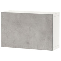 BESTÅ - Wall-mounted cabinet combination, white/Kallviken light grey, 60x22x38 cm - best price from Maltashopper.com 99429248