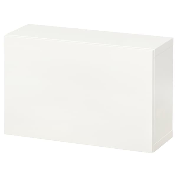 BESTÅ - Wall-mounted cabinet combination, white/Lappviken white, 60x22x38 cm - best price from Maltashopper.com 09429224