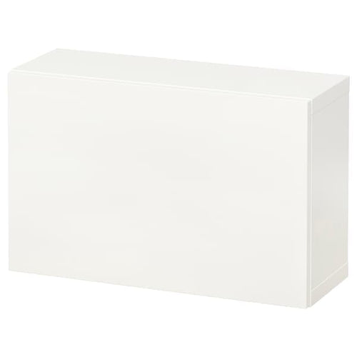 BESTÅ - Wall-mounted cabinet combination, white/Lappviken white, 60x22x38 cm