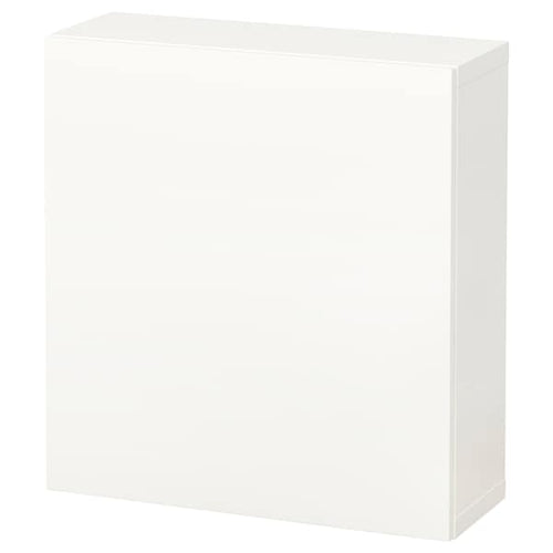 BESTÅ - Wall-mounted cabinet combination, white/Lappviken white, 60x22x64 cm