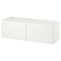 BESTÅ - Wall-mounted cabinet combination, white/Laxviken white, 120x42x38 cm - best price from Maltashopper.com 49439848