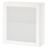 BESTÅ wall-mounted cabinet combination, white/Mörtviken white, 60x22x64 cm