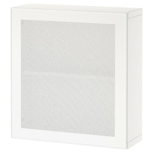 BESTÅ - Wall-mounted cabinet combination, white/Mörtviken white, 60x22x64 cm