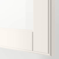 BESTÅ - Wall-mounted cabinet combination, white/Ostvik white, 60x22x38 cm - best price from Maltashopper.com 59429245