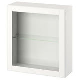BESTÅ wall-mounted cabinet combination, white/Ostvik white, 60x22x64 cm