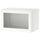 BESTÅ - BESTÅ Wall-mounted cabinet combination, white/Ostvik white/clear glass, 60x42x38 cm