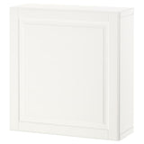 BESTÅ wall-mounted cabinet combination, white/Smeviken white, 60x22x64 cm