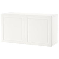 BESTÅ - Wall-mounted cabinet combination, white/Smeviken, 120x42x64 cm - best price from Maltashopper.com 49440823