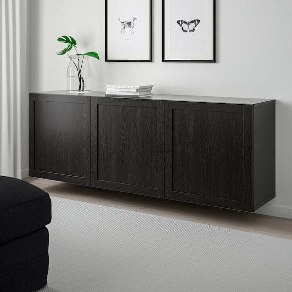 BESTÅ - Wall-mounted furniture combination , 180x42x64 cm - best price from Maltashopper.com 69425911