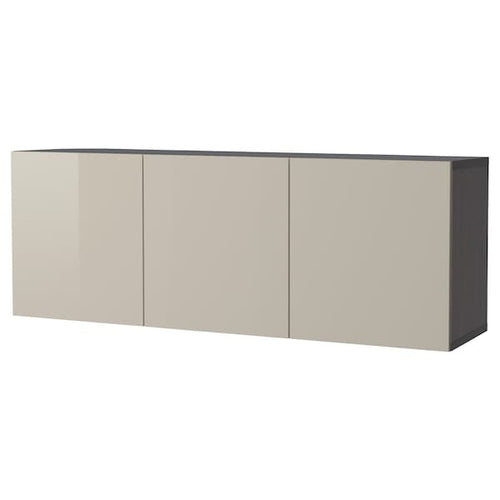 BESTÅ - Wall-mounted furniture combination , 180x42x64 cm