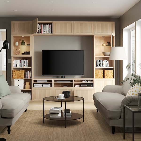 Ikea BESTÅ - TV/Glass combination , 300x42x231 cm