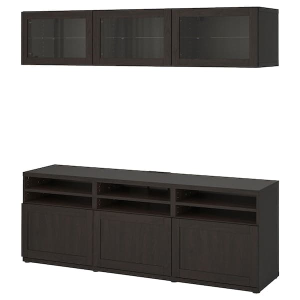 BESTÅ - TV/Glass combination , 180x42x192 cm - best price from Maltashopper.com 29410370