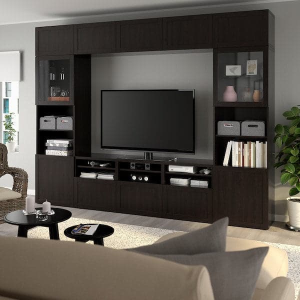 Ikea BESTÅ - TV/Glass combination , 300x42x231 cm