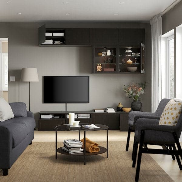 Ikea BESTÅ - TV/Glass combination , 240x42x231 cm