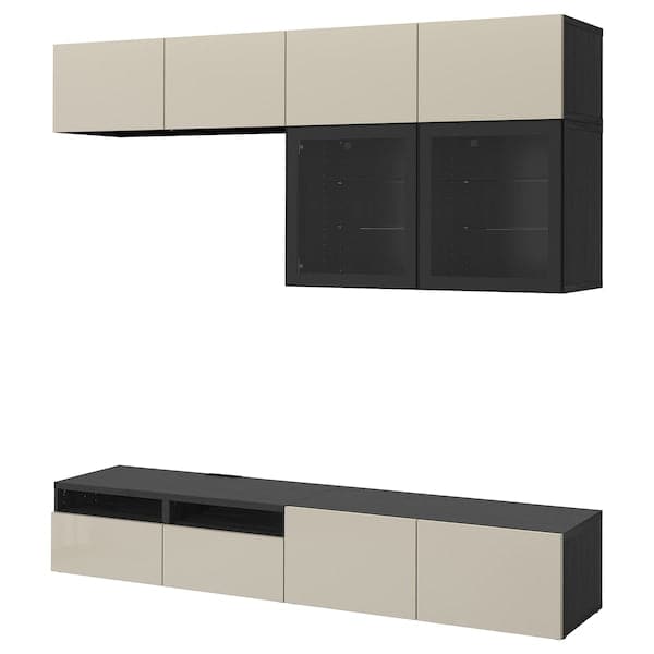 Ikea BESTÅ - TV/Glass combination , 240x42x231 cm