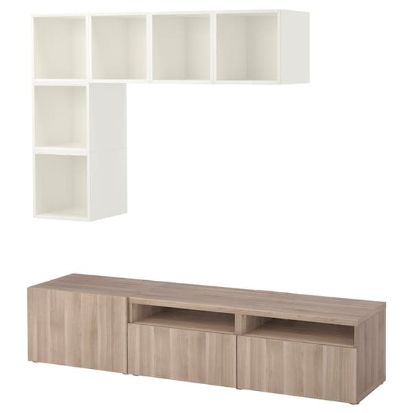 BESTÅ / EKET - TV furniture combination , 180x42x170 cm - best price from Maltashopper.com 99440726