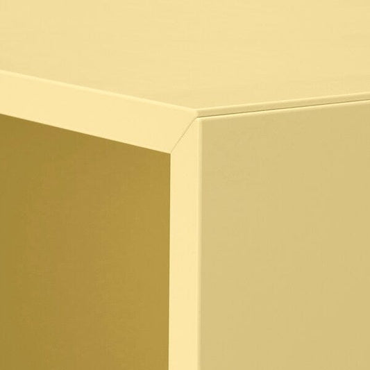 Ikea BESTÅ / EKET - Cabinet combination for TV, white/pale yellow, 180x42x170 cm