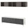 BESTÅ / EKET - TV bench, white/Bergsviken/Ösarp stainless steel, 180x42x48 cm