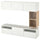 BESTÅ / EKET - BESTÅ / EKET TV bench, white/Lappviken white, 180x42x166 cm