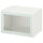 BESTÅ shelf unit with glass door, white Glassvik/white/light green clear glass, 60x42x38 cm