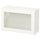 BESTÅ shelf unit with glass door, white/Sindvik white clear glass, 60x22x38 cm