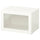 BESTÅ shelf unit with glass door, white/Sindvik white clear glass, 60x42x38 cm