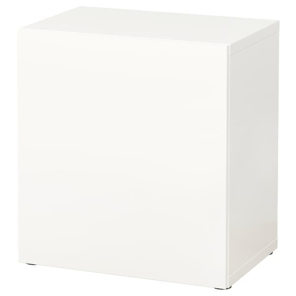 BESTÅ - Shelf unit with door, white/Lappviken white, 60x42x64 cm - best price from Maltashopper.com 59046906