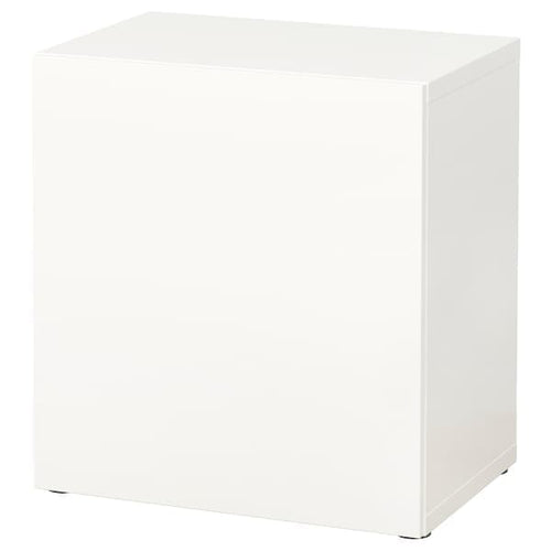 BESTÅ - Shelf unit with door, white/Lappviken white, 60x42x64 cm