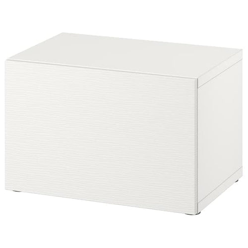 BESTÅ - Shelf unit with door, white/Laxviken white, 60x42x38 cm