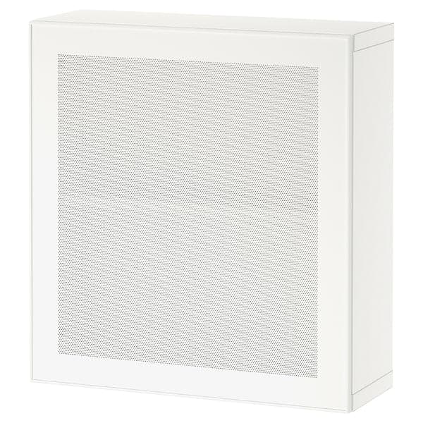 Ikea BESTÅ - Shelf unit with door, white/Mörtviken white, 60x22x64 cm