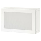 BESTÅ shelf unit with door, white/Mörtviken white, 60x22x38 cm