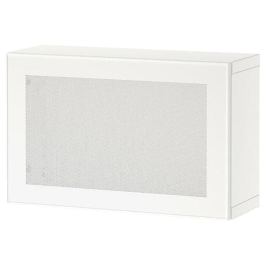 BESTÅ - Shelf unit with door, white/Mörtviken white, 60x22x38 cm - best price from Maltashopper.com 99424967